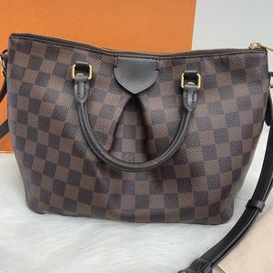 Authentic Louis Vuitton Siena PM Damier Ebene